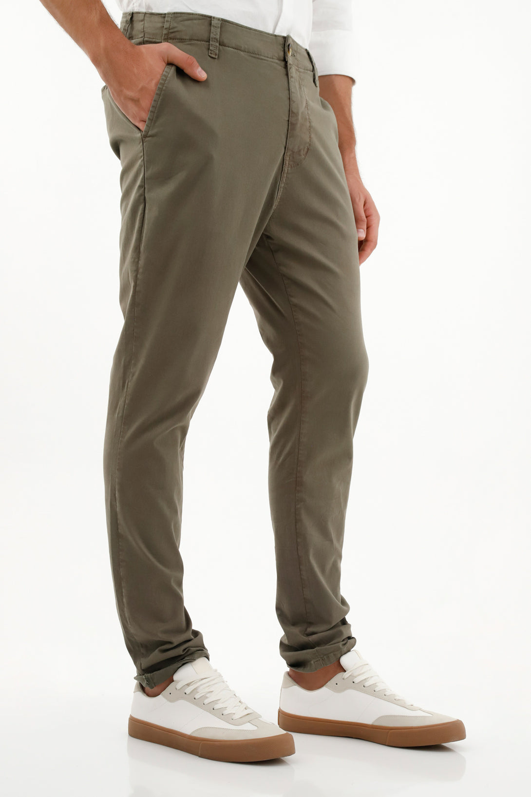 Men's Green Chino Pants