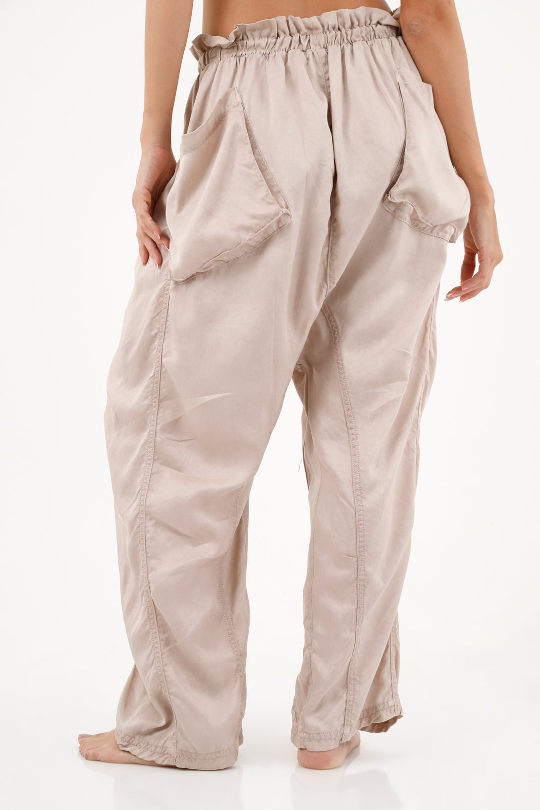 Women's Oversized White Pants