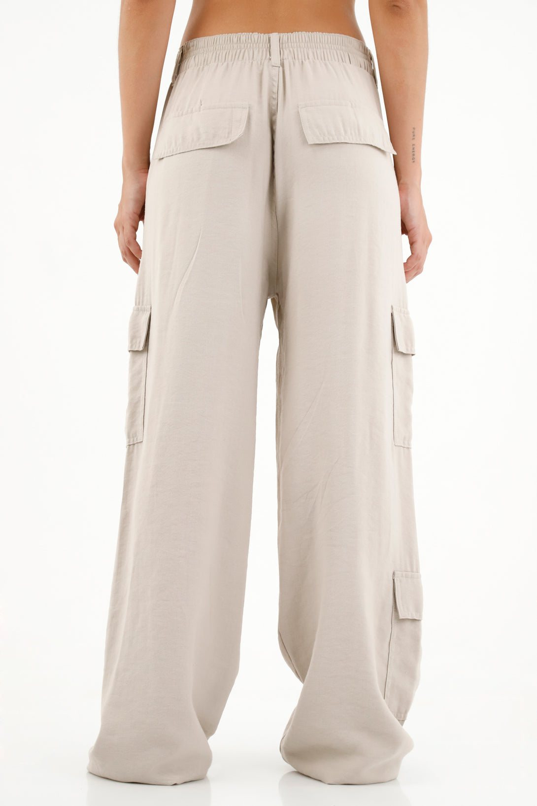 Women's Brown Pocketed Pants