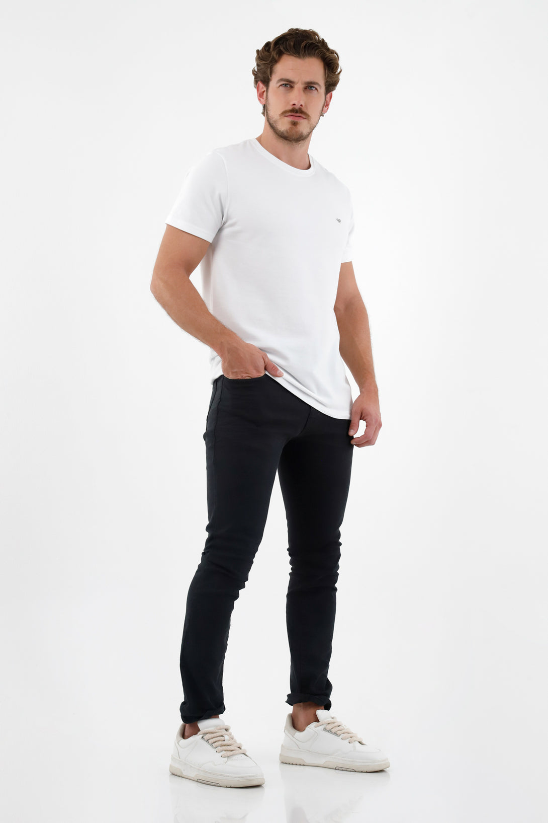 Pantalón Slim negro para hombre