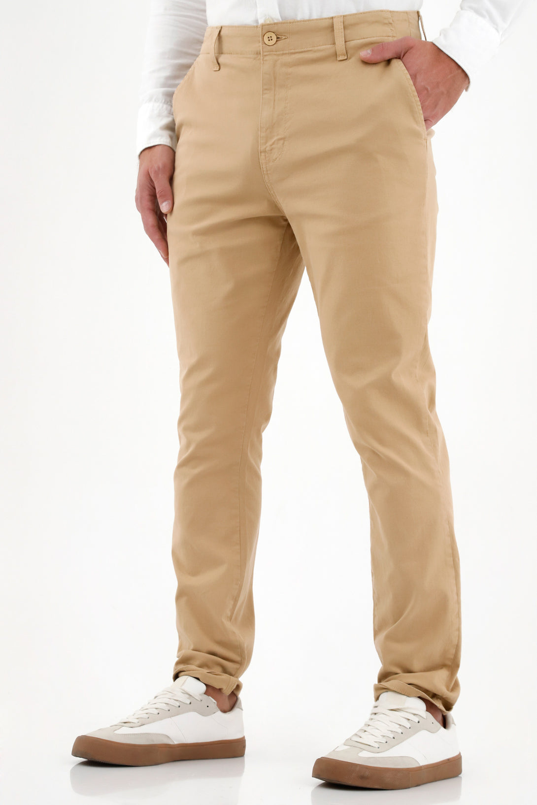 Pantalón café para hombre