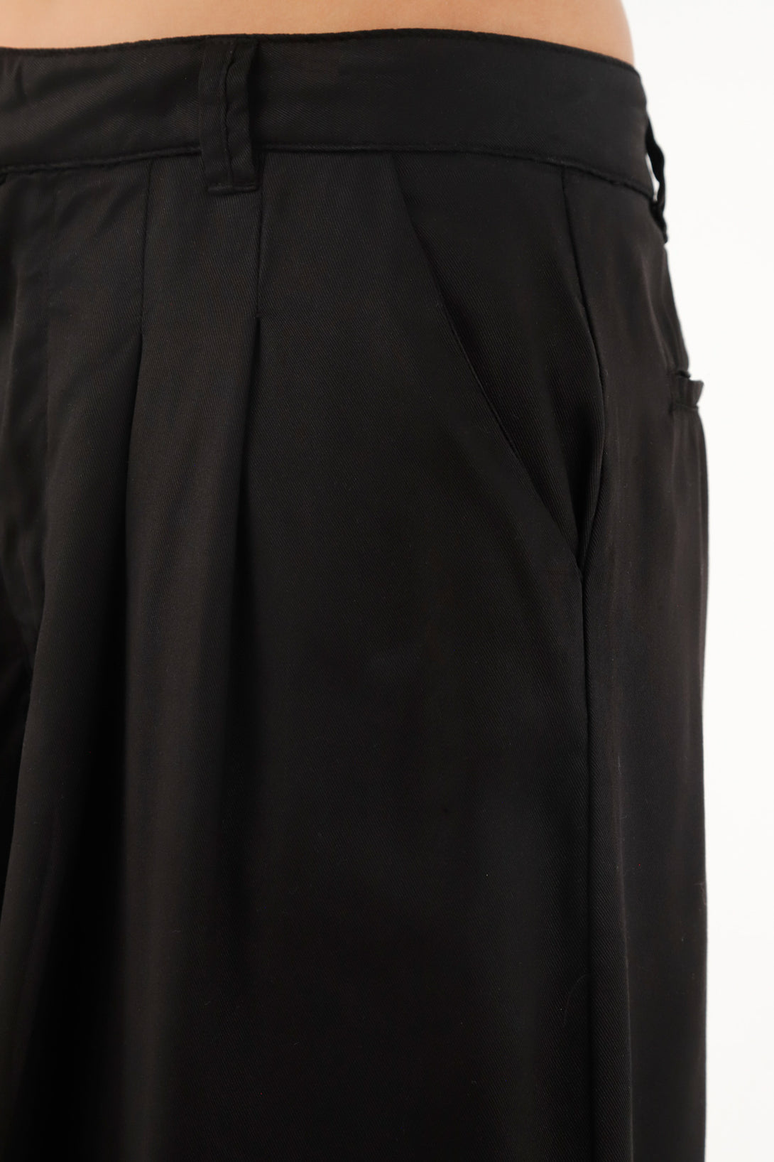 Women's Black Wide-Leg Pants