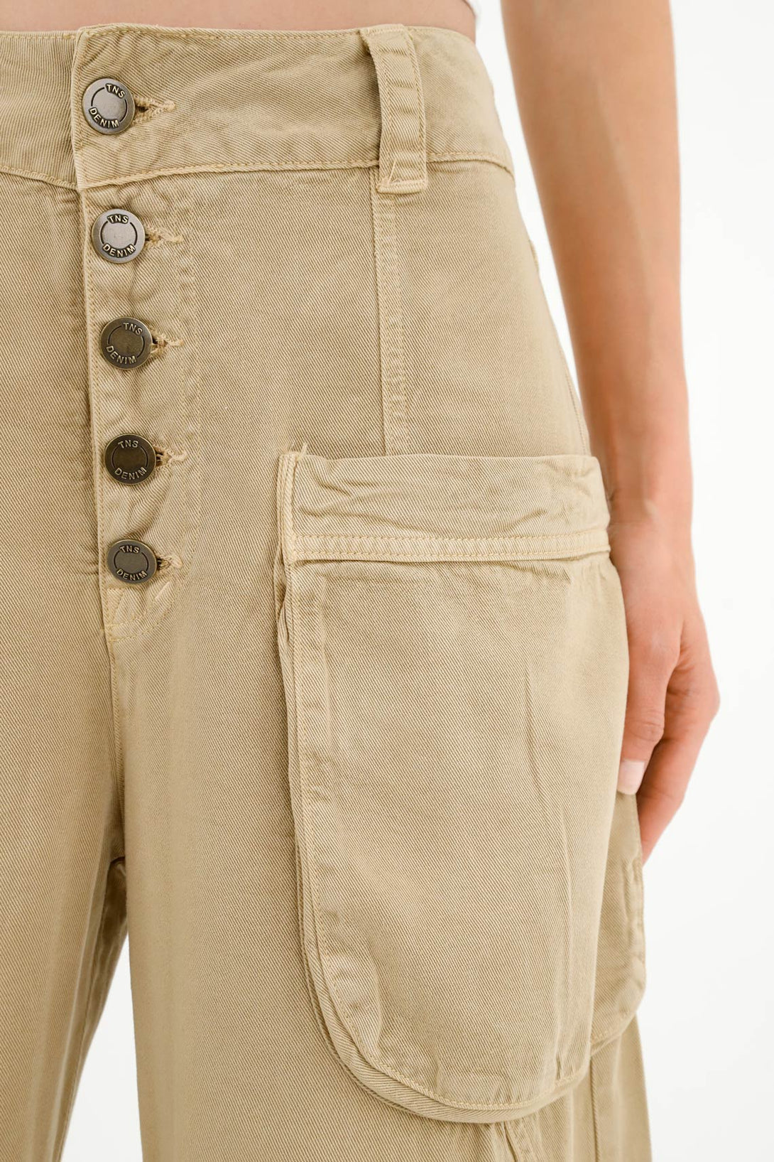 Pantalón Jogger café para mujer