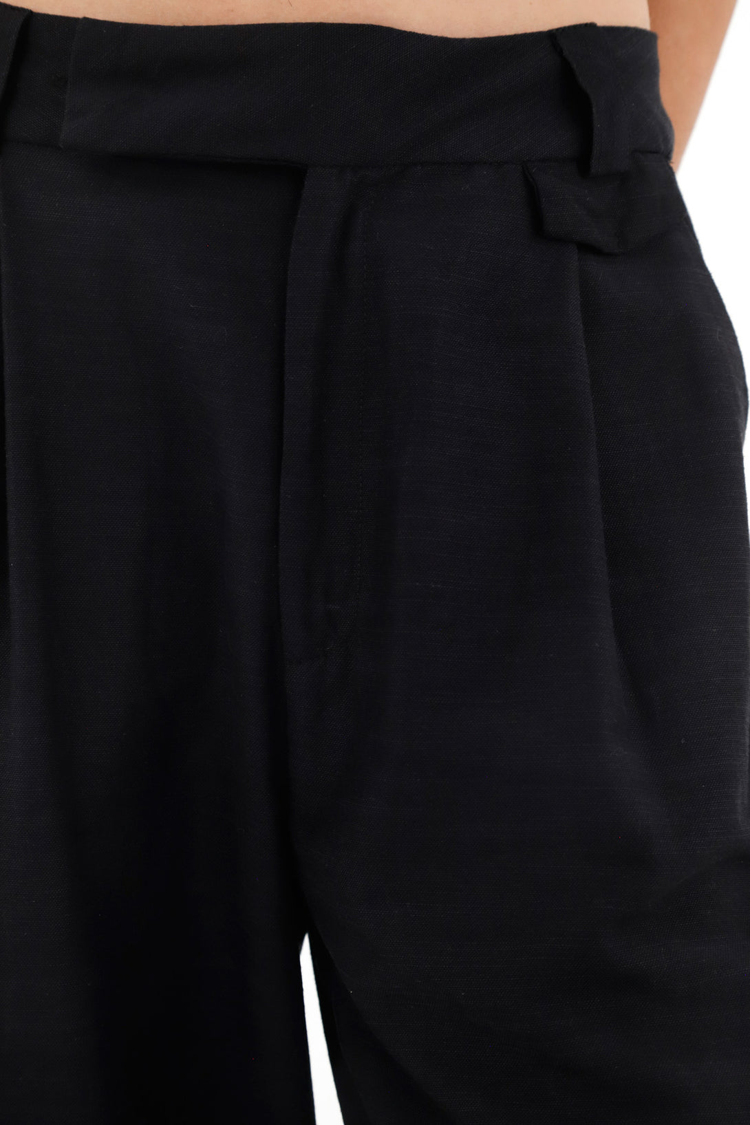 Pantalón negro bota recta para mujer