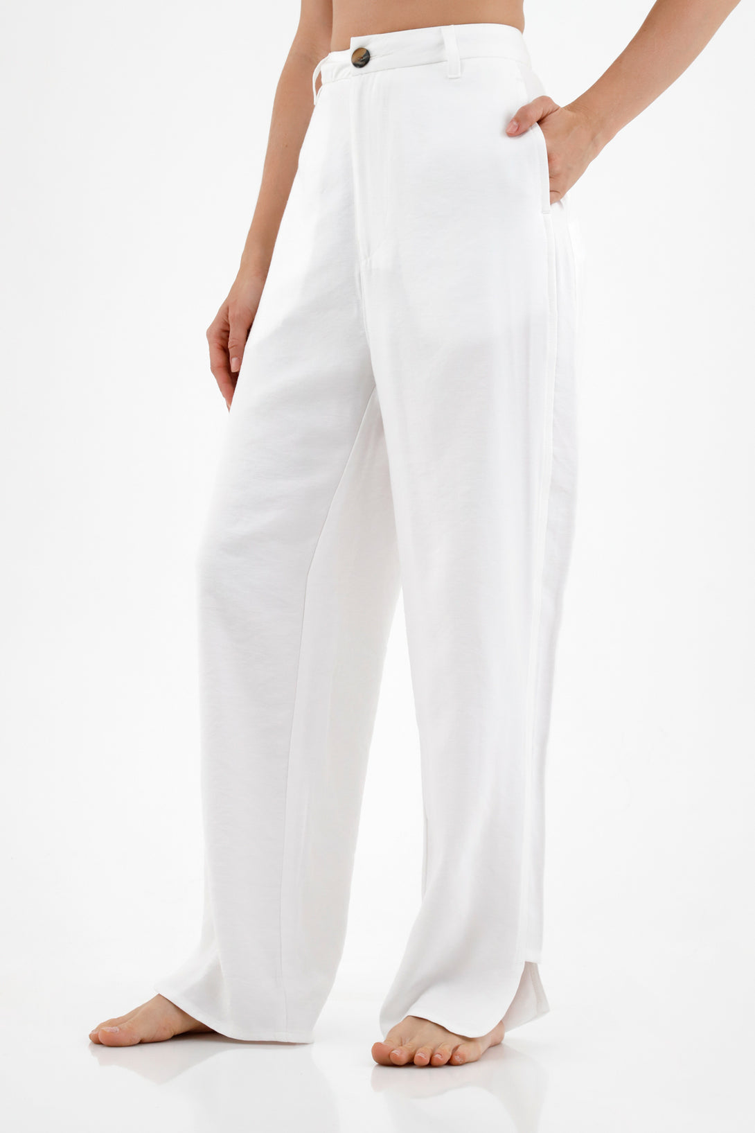 Women's Classic White Pants