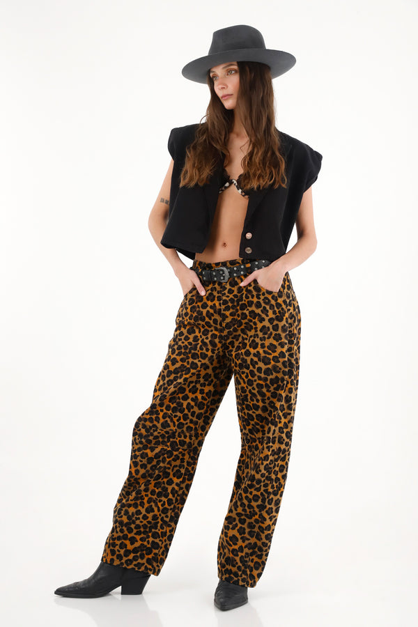 Women's Animal Print Patterned Pants