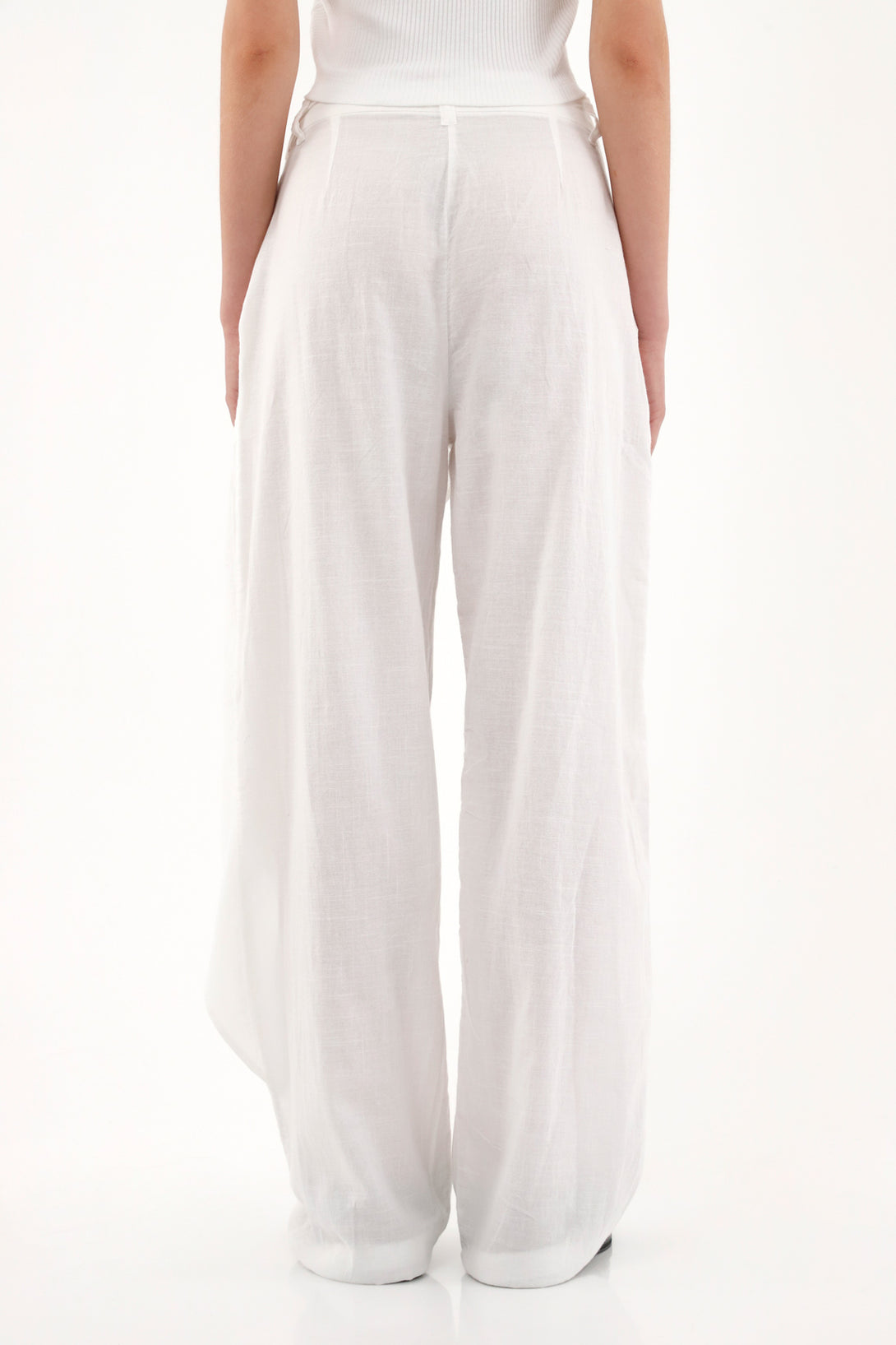 Women's Raw Asymmetrical Cut Pants