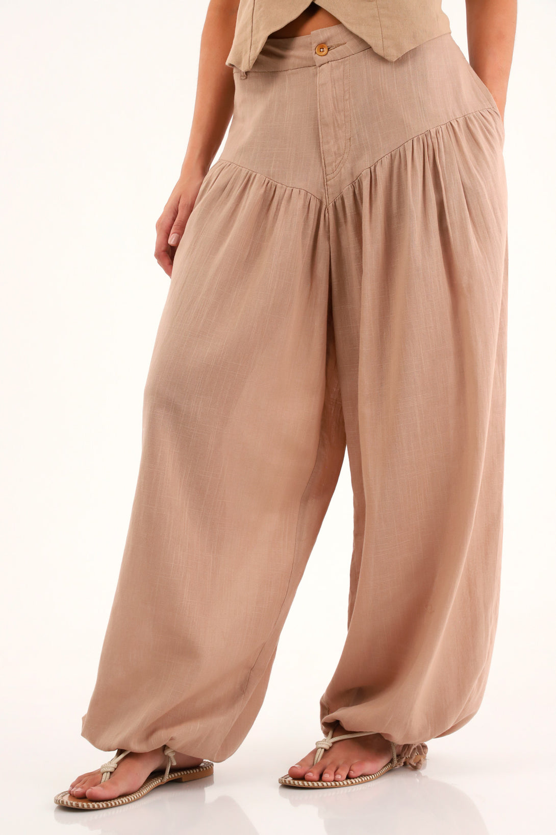 Pantalón Wide Leg tiro alto para mujer