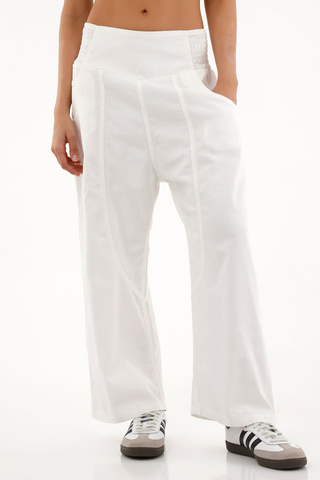 Women's Raw Straight Leg Pants