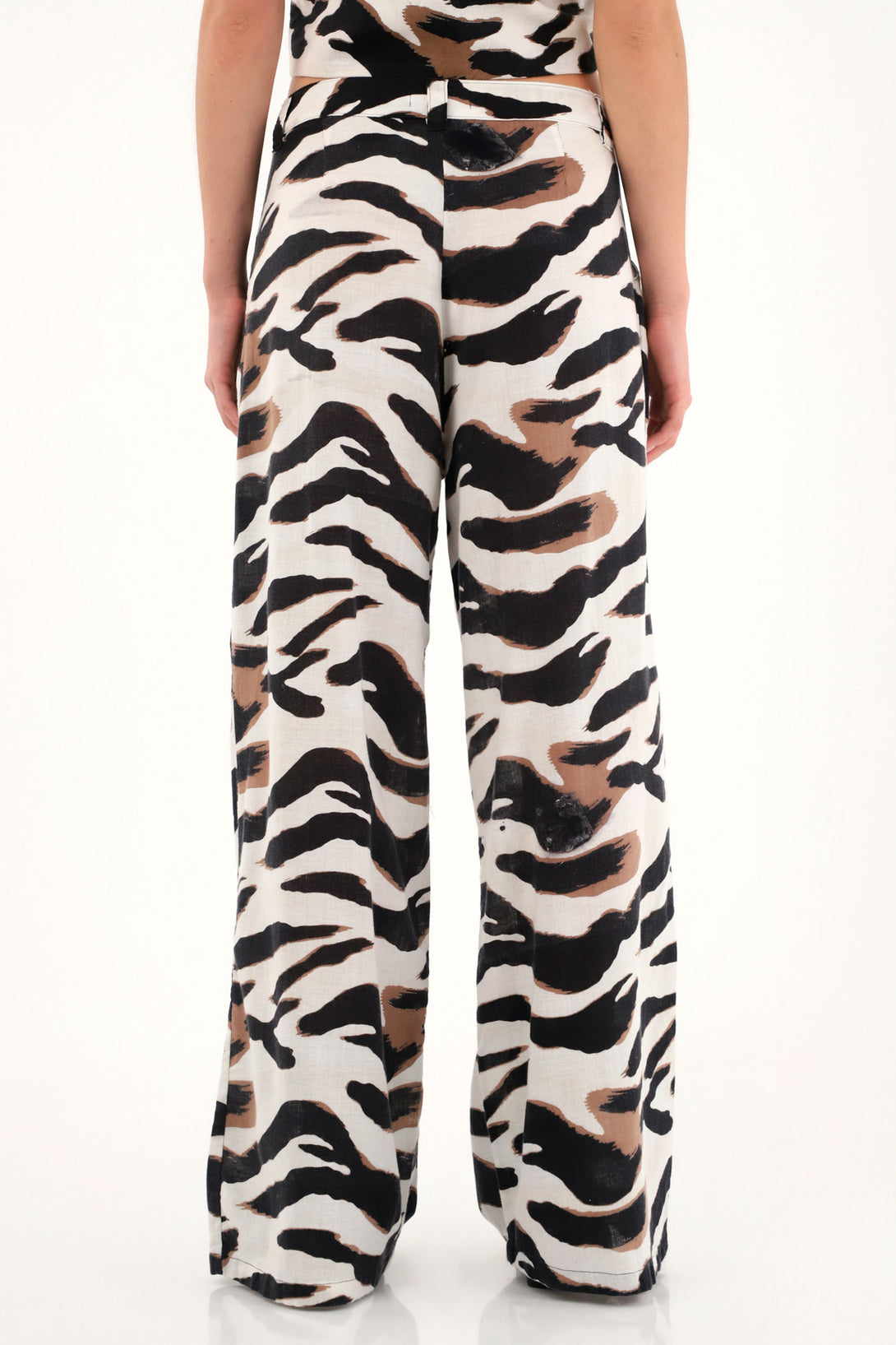 Women's Straight Leg Animal Print Pants