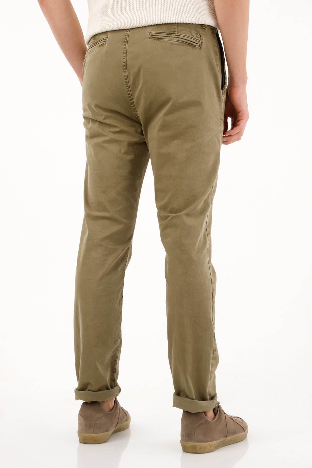 Men's brown chino pants