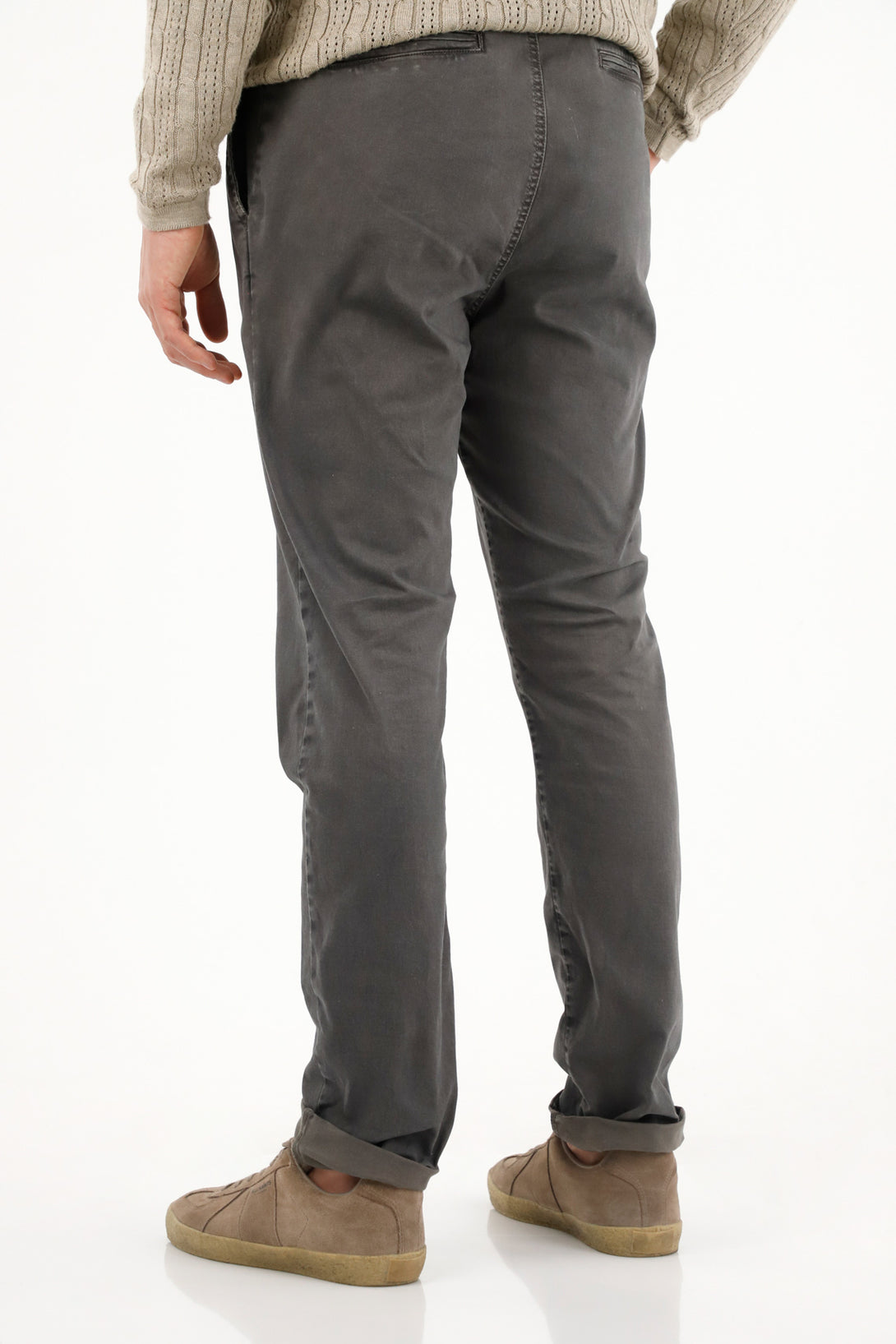 Men's gray chinos