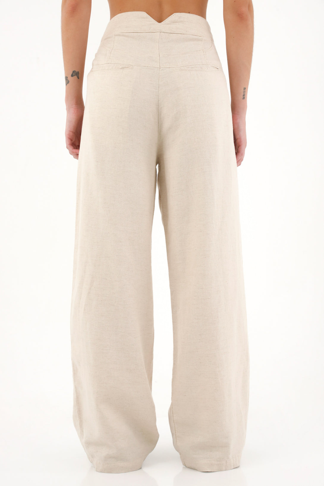 Woman's Raw Cut Front Pants