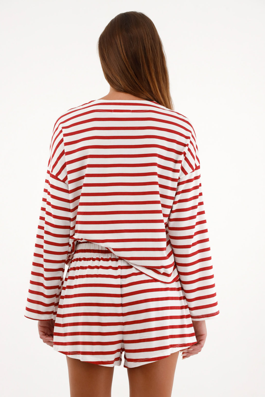 Women's Long-Sleeve Striped Pajamas