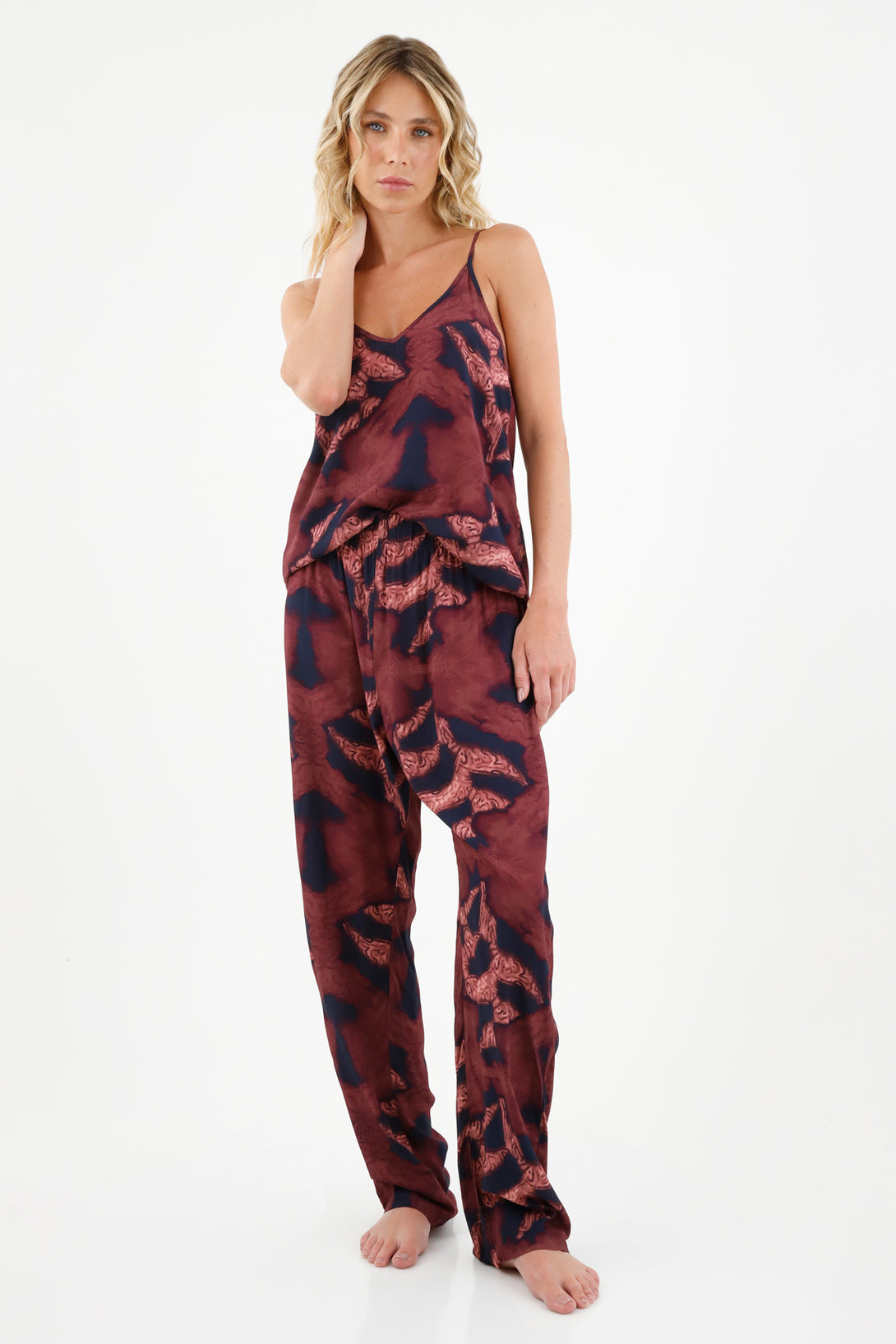 Women's Printed Strap Pajamas