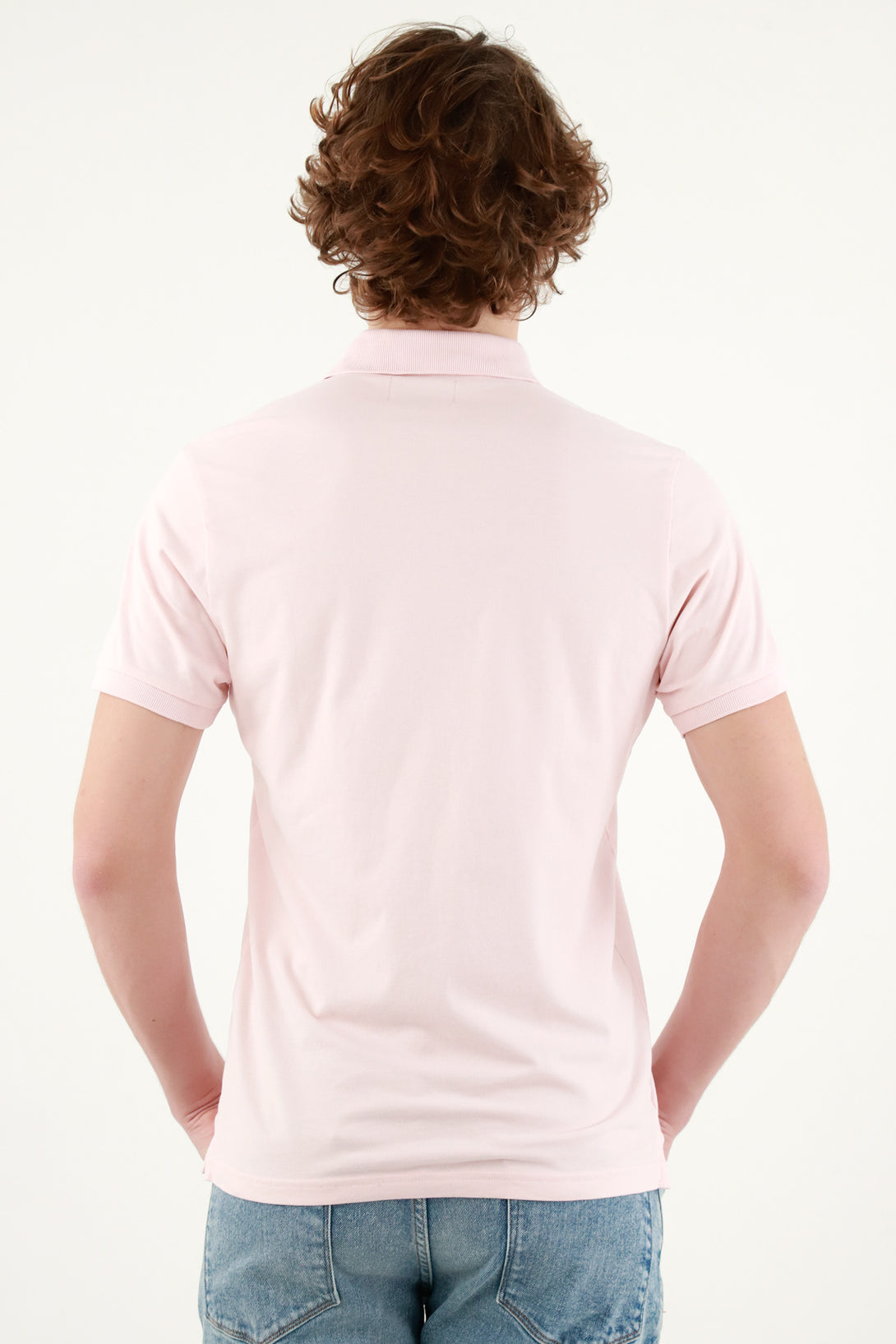 Men's Pink Polo Shirt