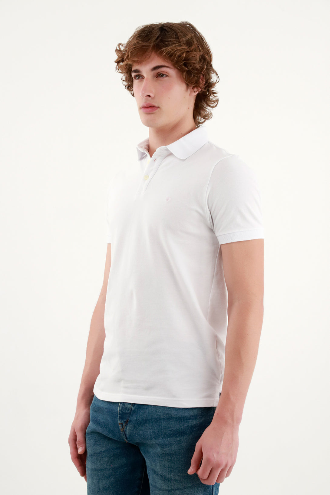 Men's White Polo Shirt