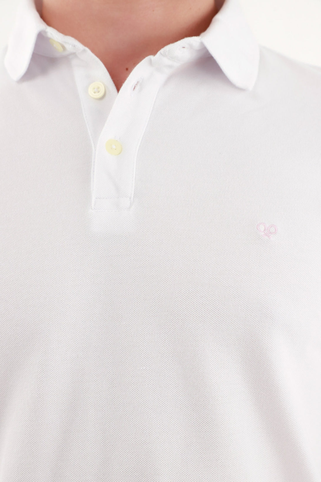 Men's White Polo Shirt