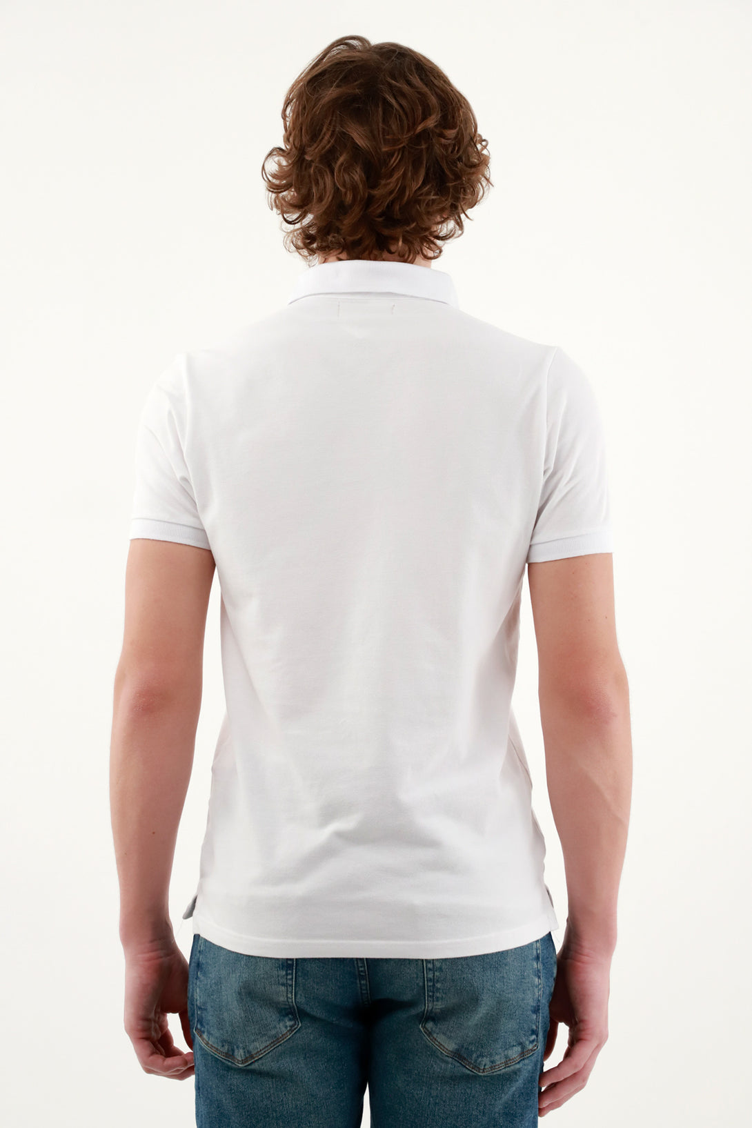 Men's White Polo Shirt