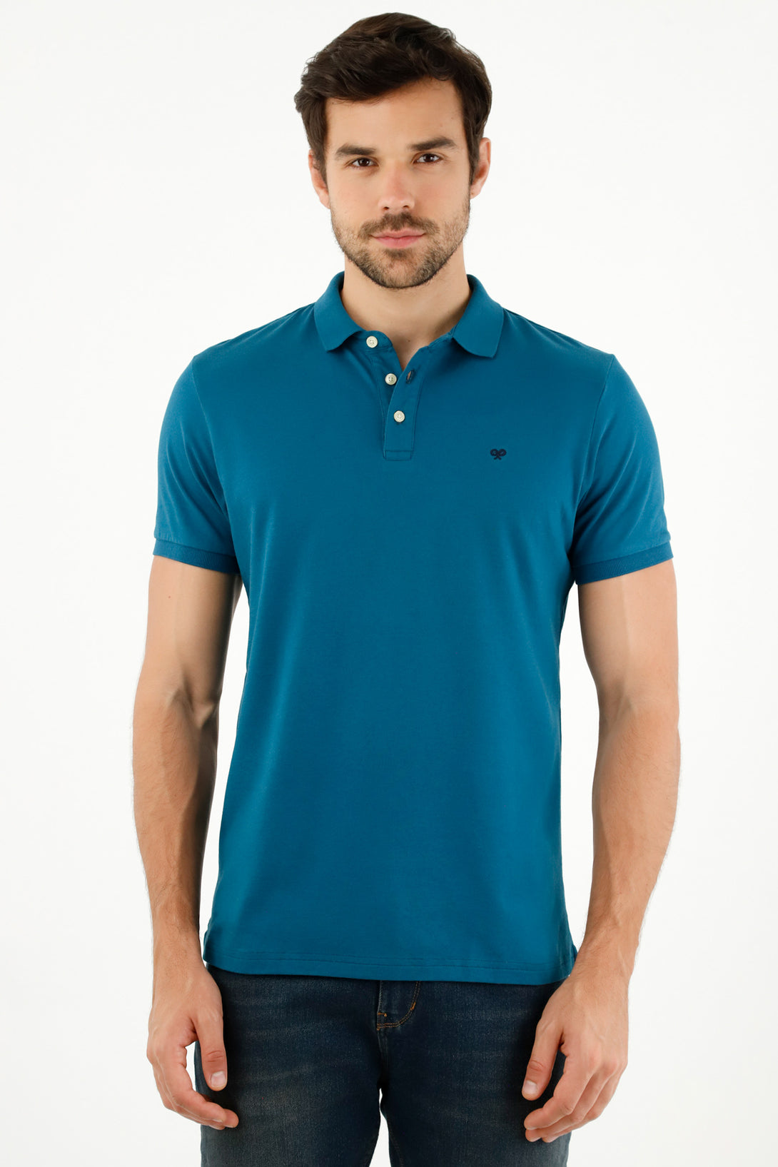 Men's Blue Polo Shirt