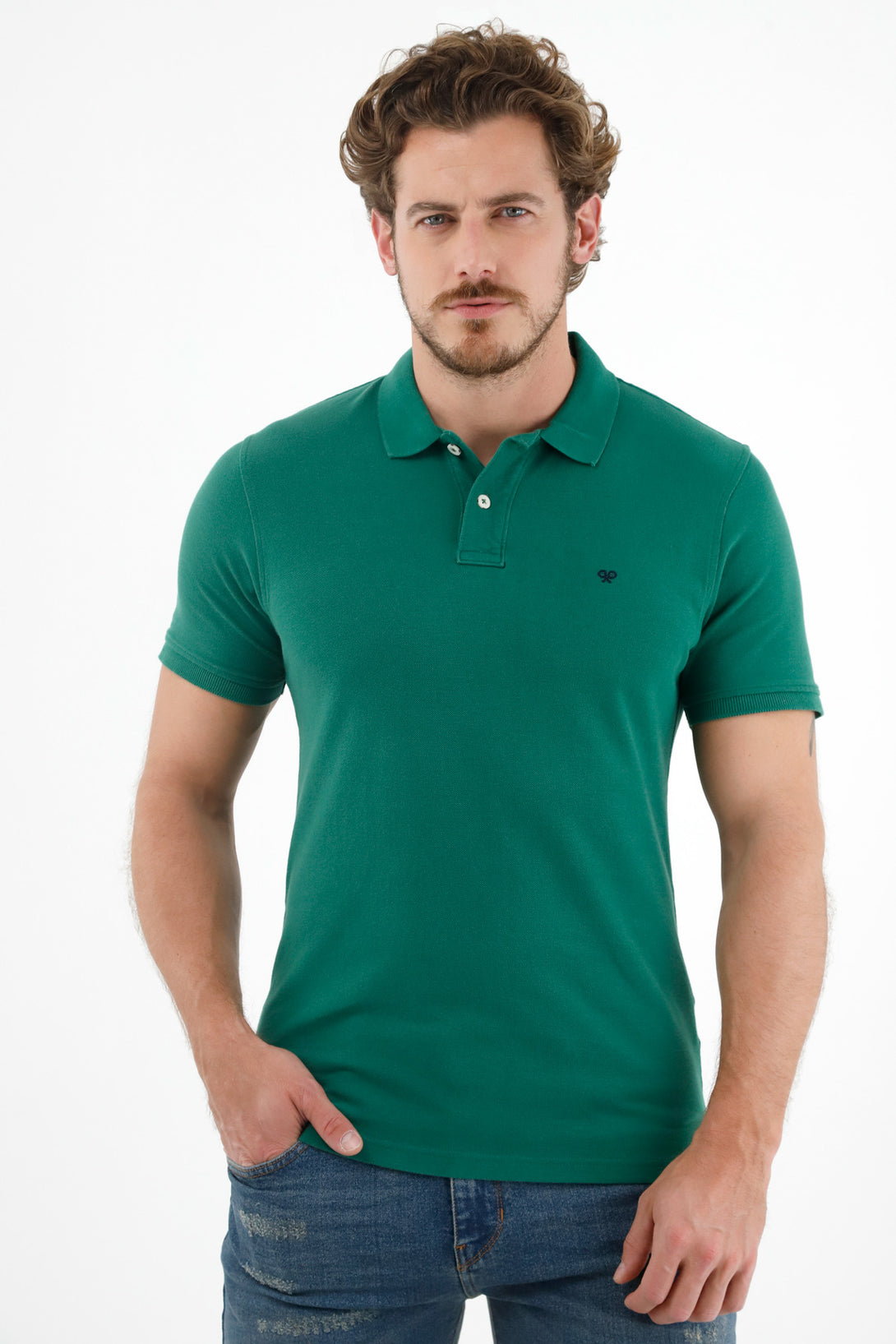 Men's Green Polo Shirt