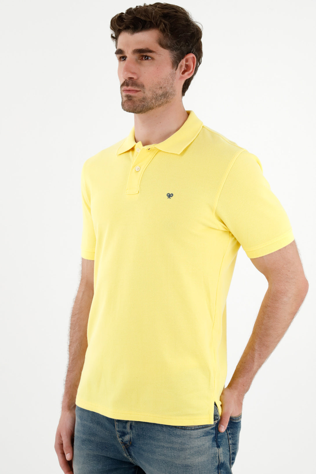 Men's Yellow Polo Shirt