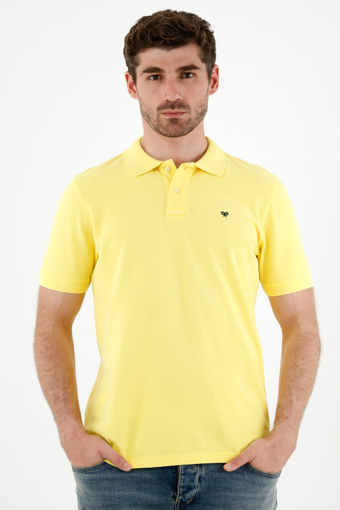 Men's Yellow Polo Shirt