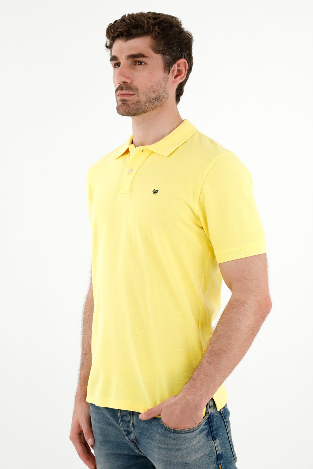 Men's Yellow Polo Shirt