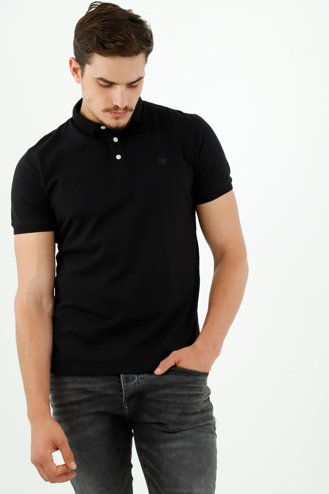 Men's Full-Length Polo Shirt