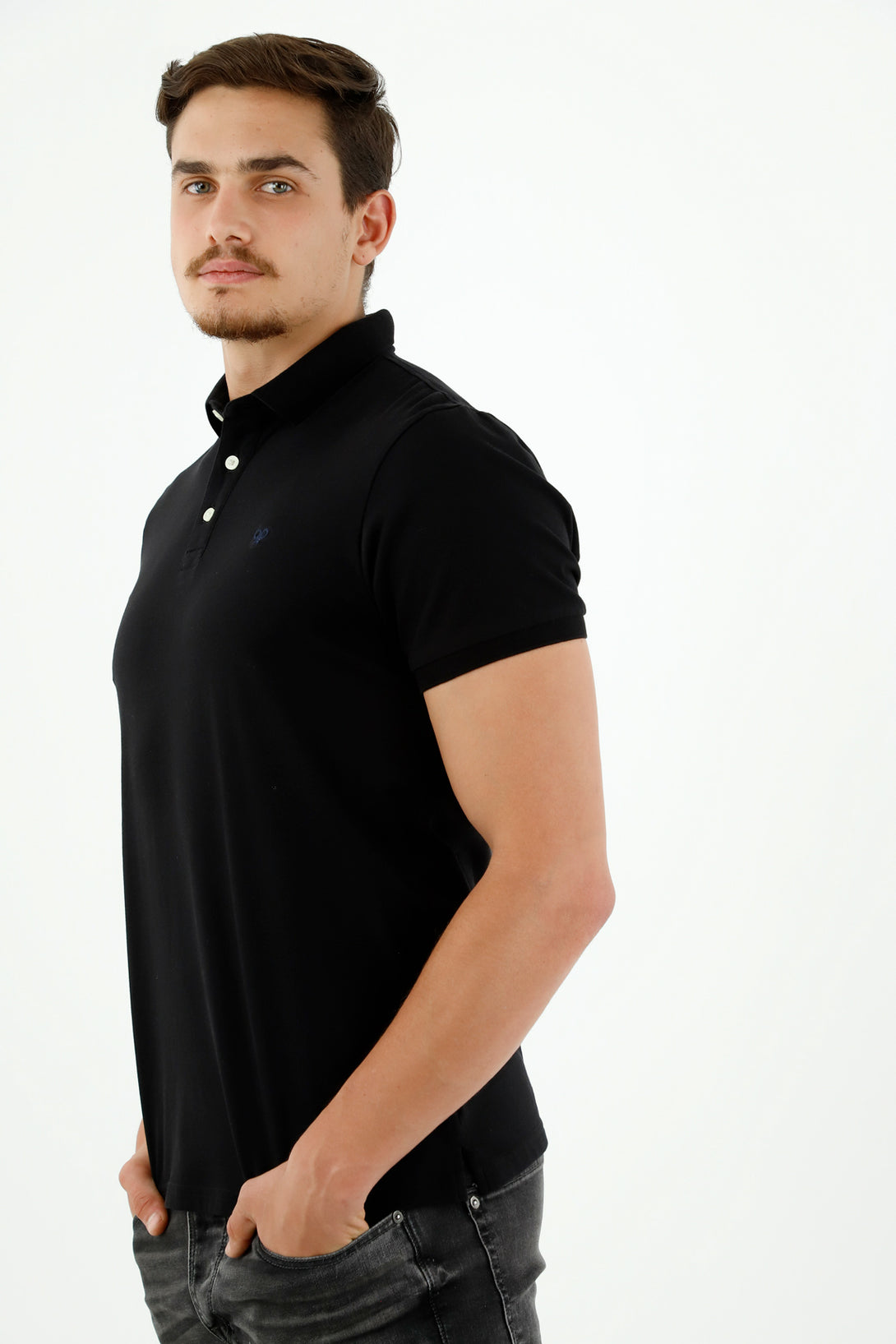 Men's Full-Length Polo Shirt