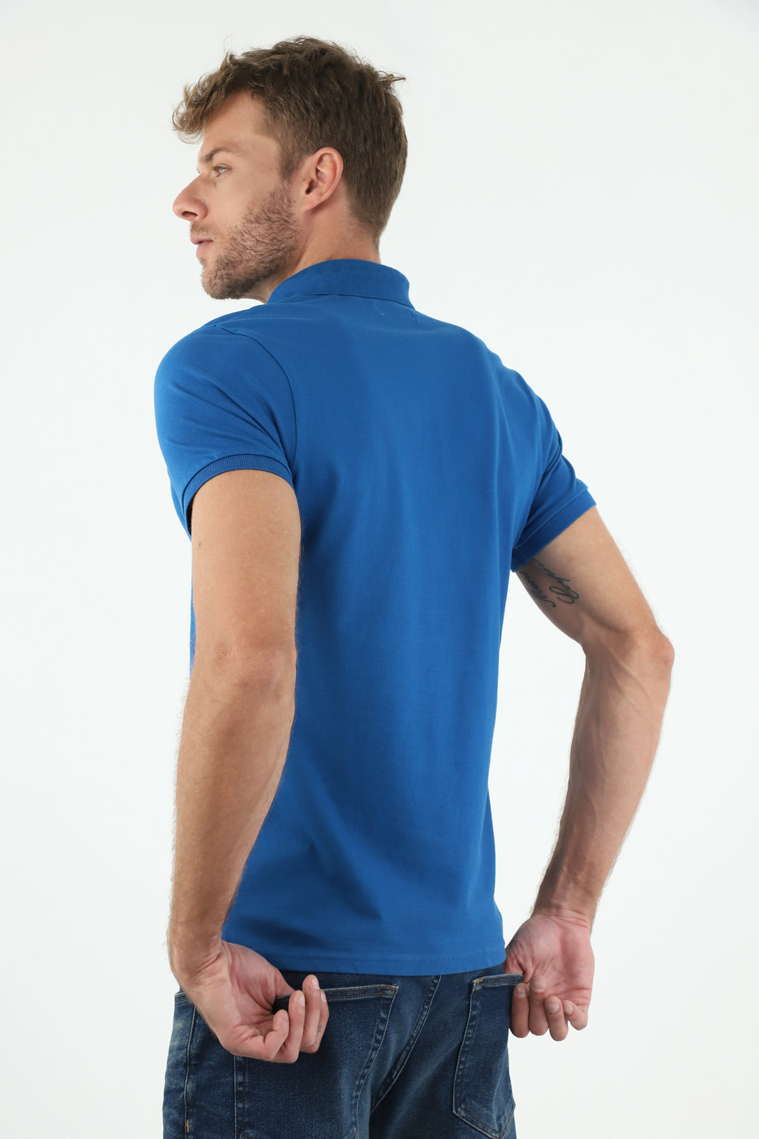 Men's Full-Length Polo Shirt