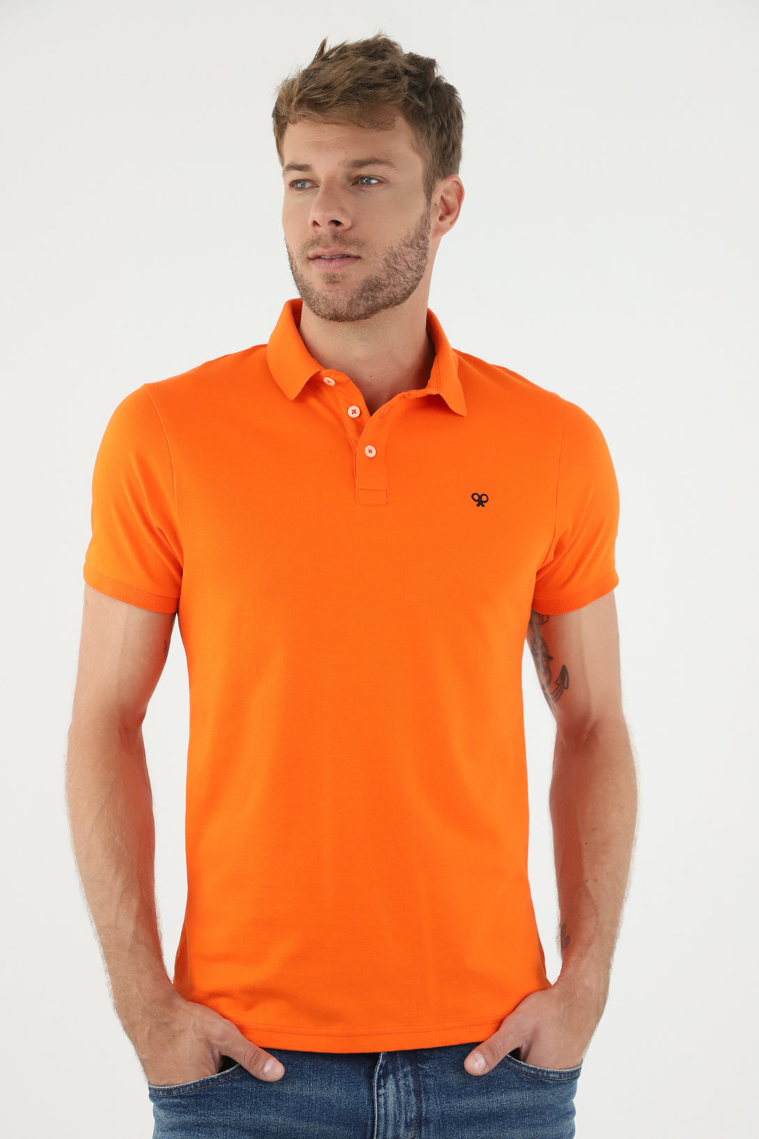 Men's Full-Length Polo Shirt