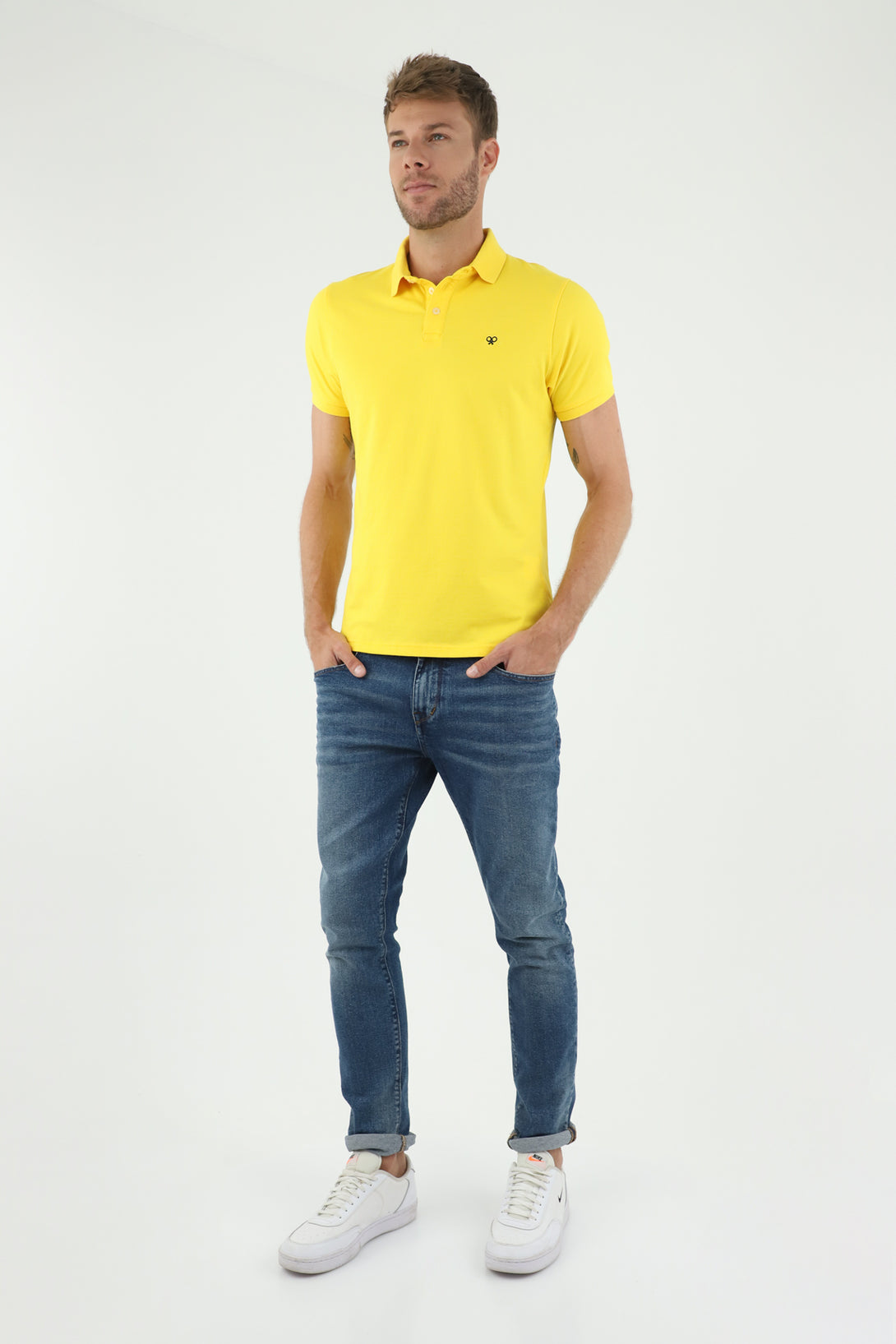 Men's Full-Length Polo Shirt