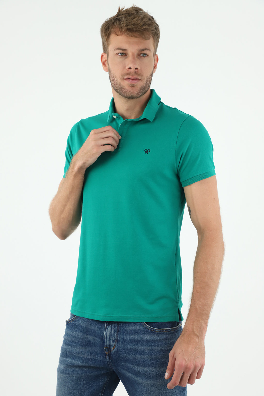 Men's Full-Length Polo Shirt