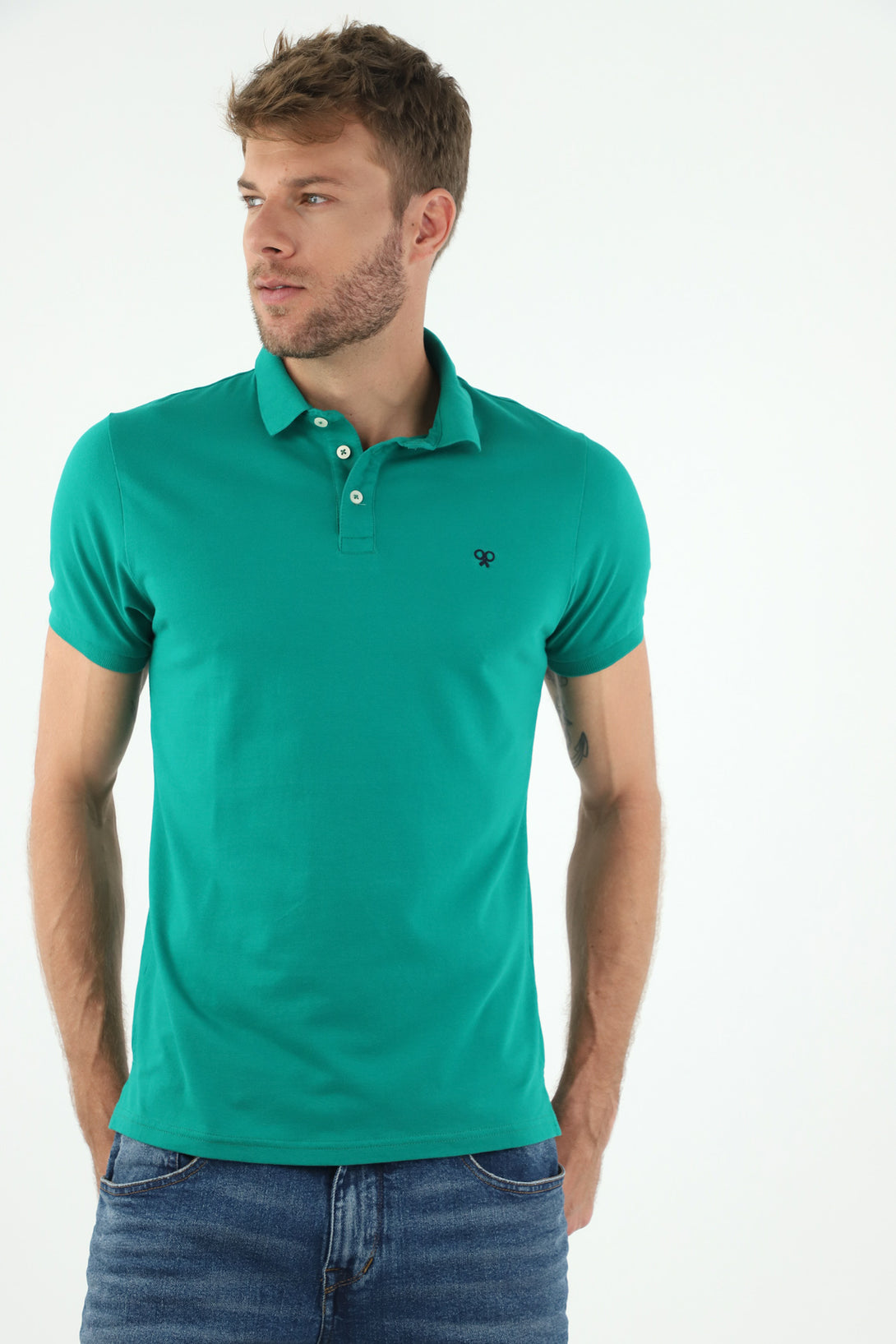 Men's Full-Length Polo Shirt