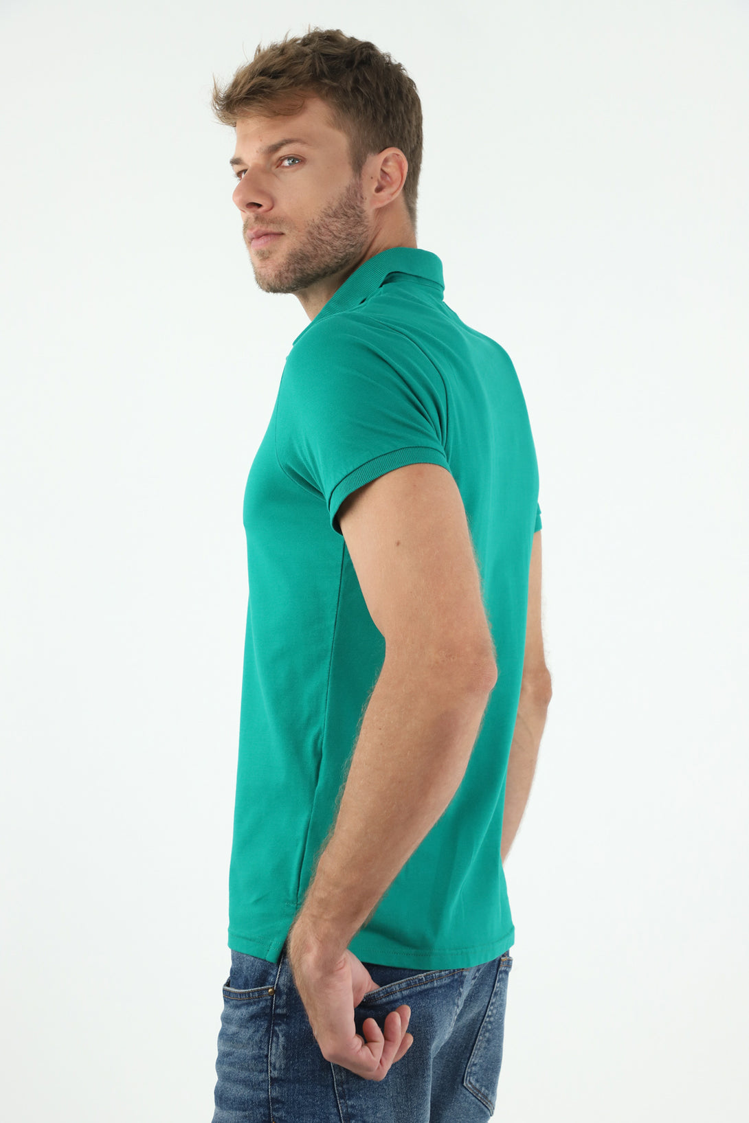 Men's Full-Length Polo Shirt