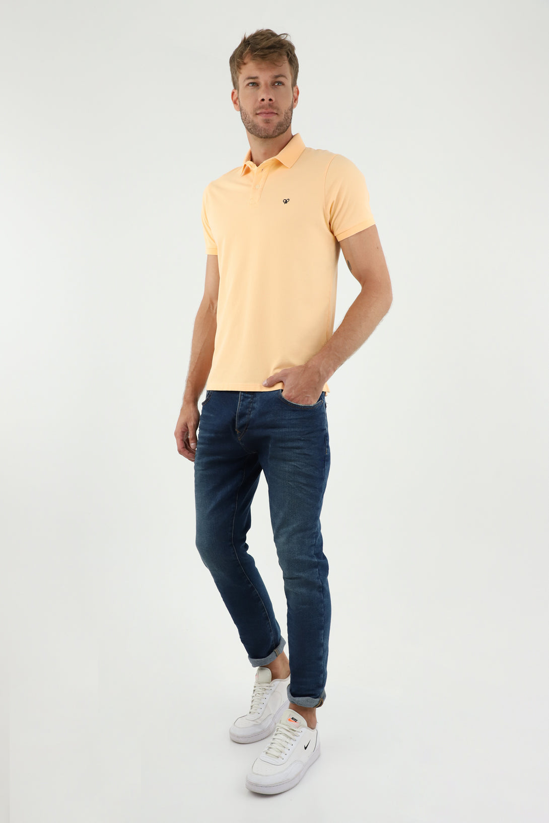 Men's Full-Length Polo Shirt