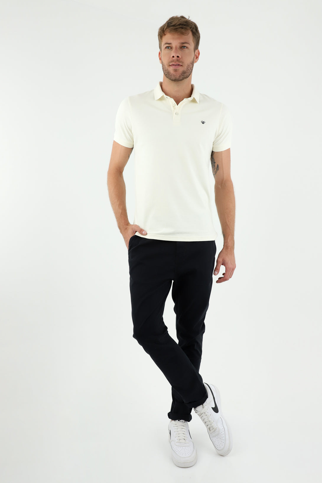 Men's Full-Length Polo Shirt