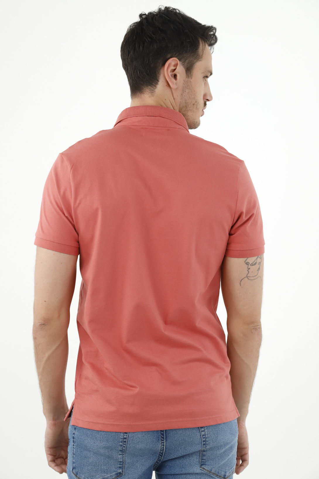 Polo rosada para hombre