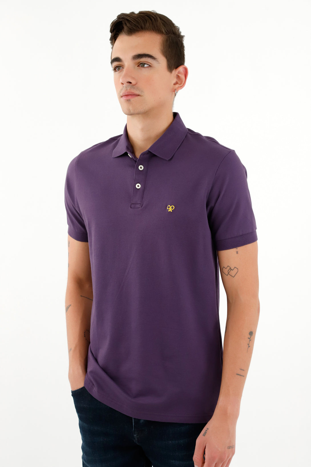 Men's Purple Polo Shirt