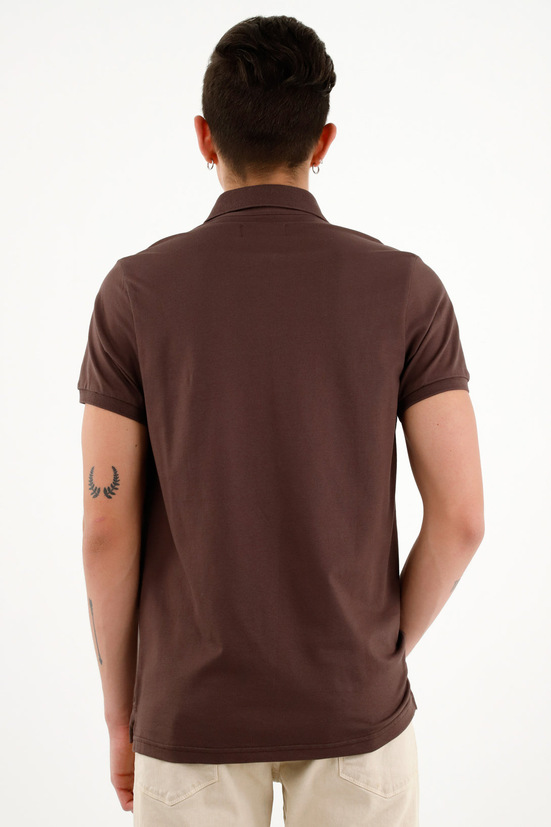 Men's Brown Polo Shirt