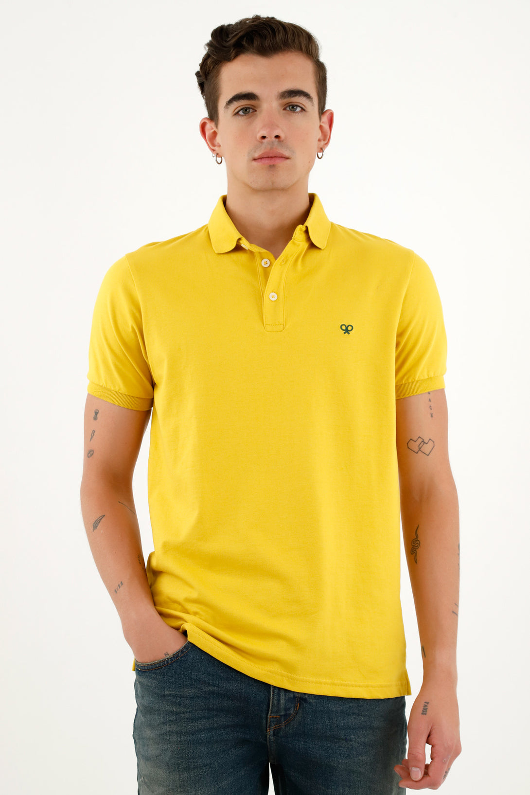 Men's Yellow Polo Shirt