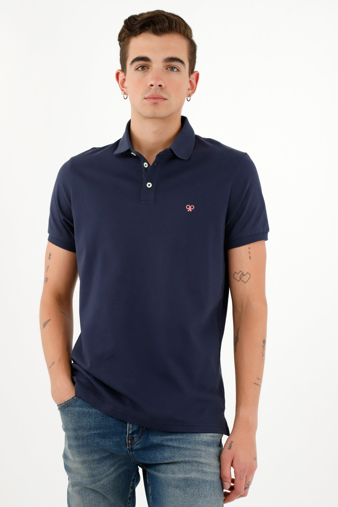 Men's Blue Polo Shirt