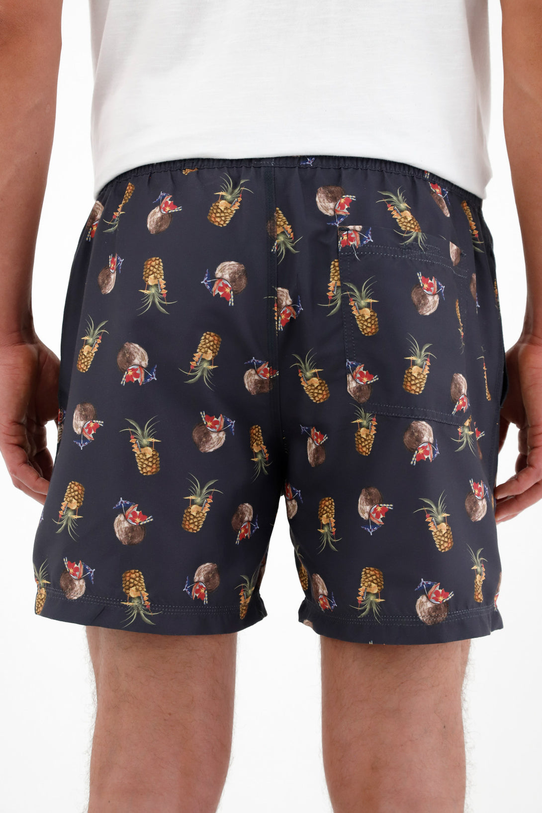 Men's Swim Trunks with Cocktail Print