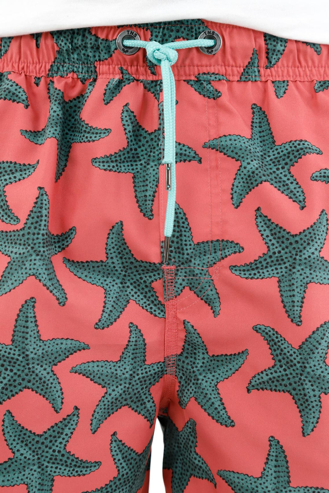 Pantaloneta de baño con estampado marino para hombre