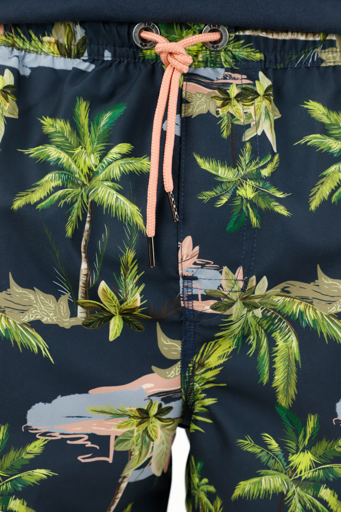 Men's Swim Trunks with Palm Print