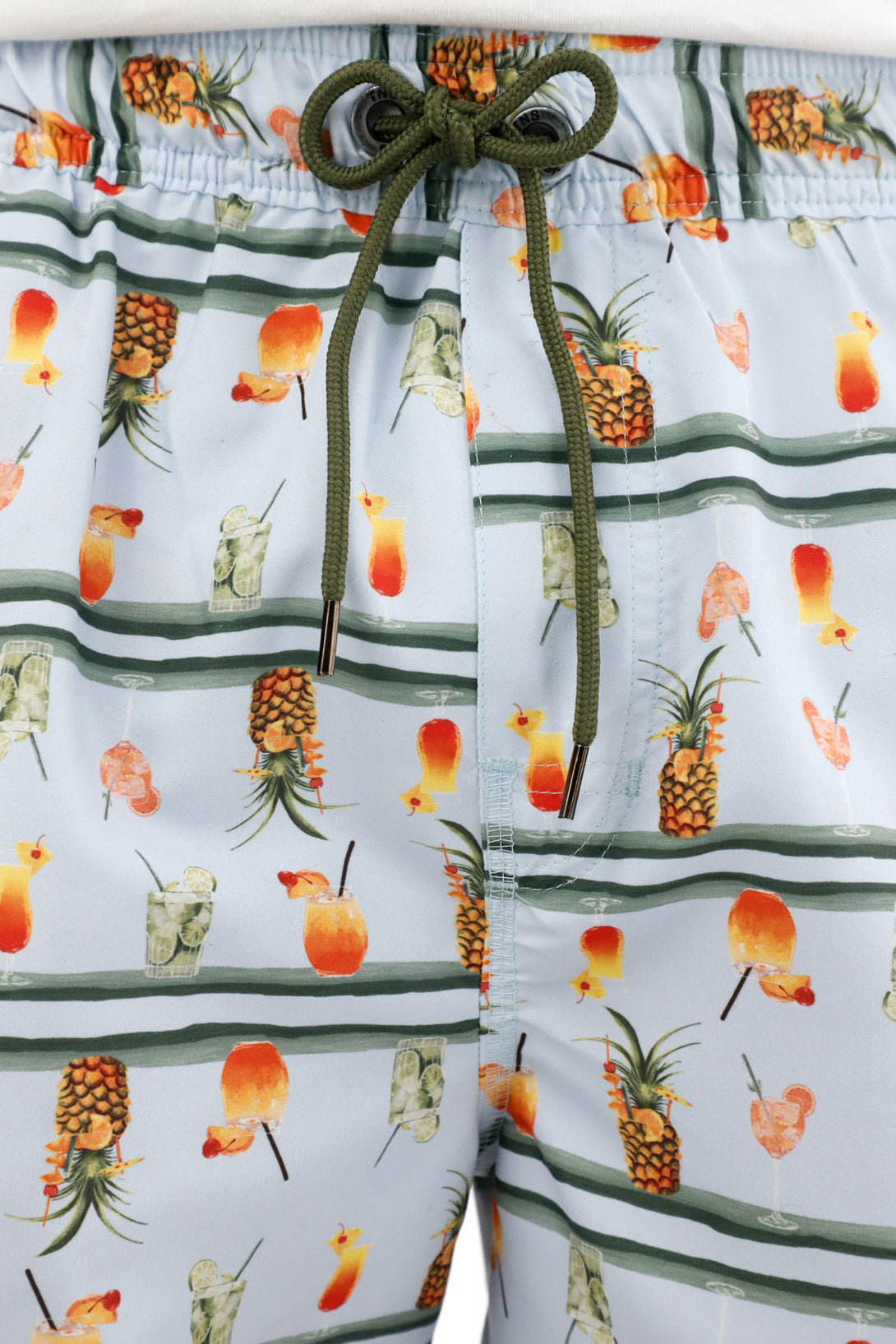 Men's Swim Trunks with Fruit Print