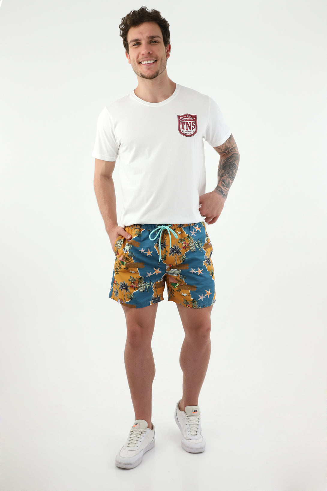 Men's Blue Swim Shorts