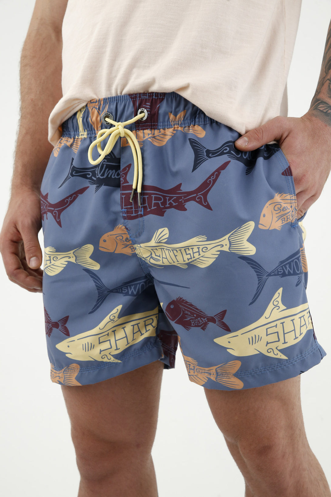 Men's Blue Swim Shorts