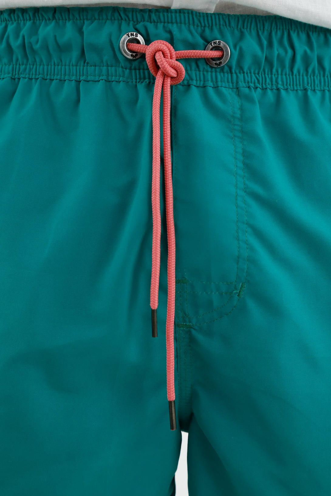 Pantaloneta de baño verde para hombre